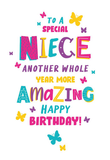 Picture of TO A SPECIAL NIECE ANOTHER WHOLE YEAR MORE